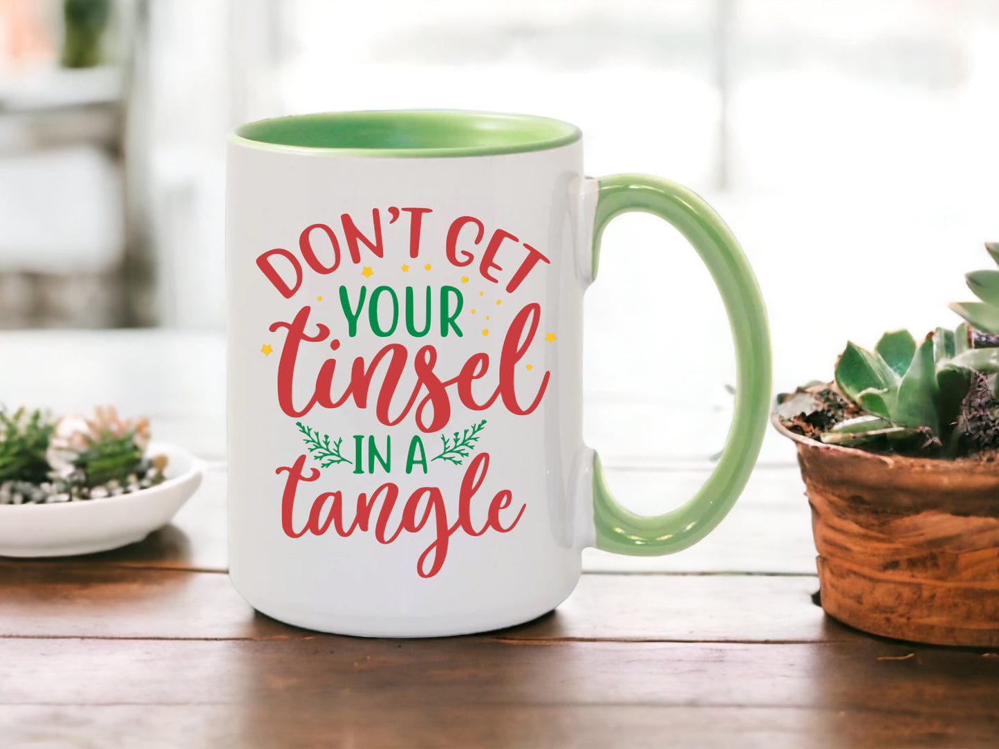 N'emmêlez pas vos guirlandes | Tasse de 15 oz