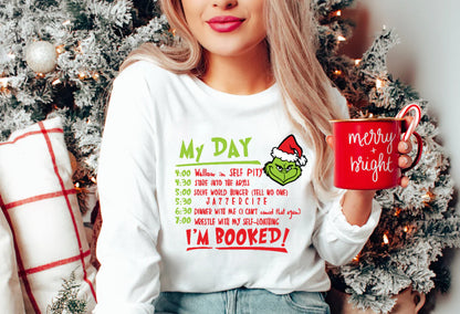 Le Grinch, je suis réservé sweat-shirt à col rond