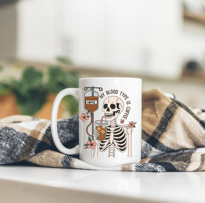 Blood type is coffee