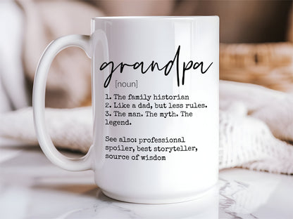 Grandpa Definition 15oz Mug