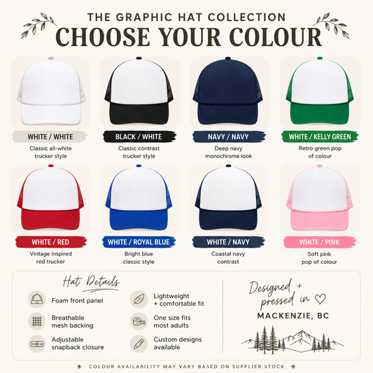 Custom Foam Trucker Hat | Personalized Graphic Hat