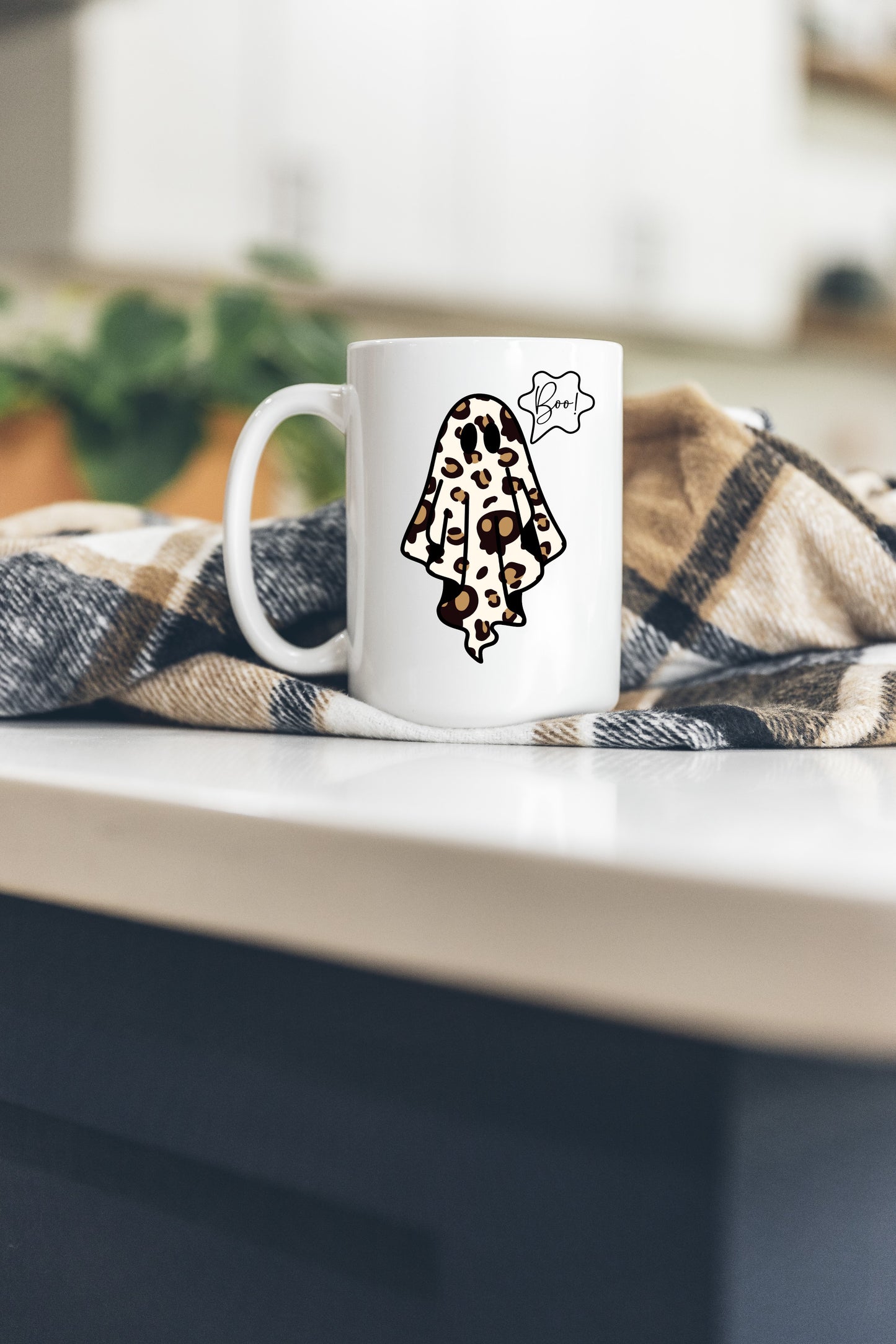 Leopard Ghost | 15oz Ceramic Mug