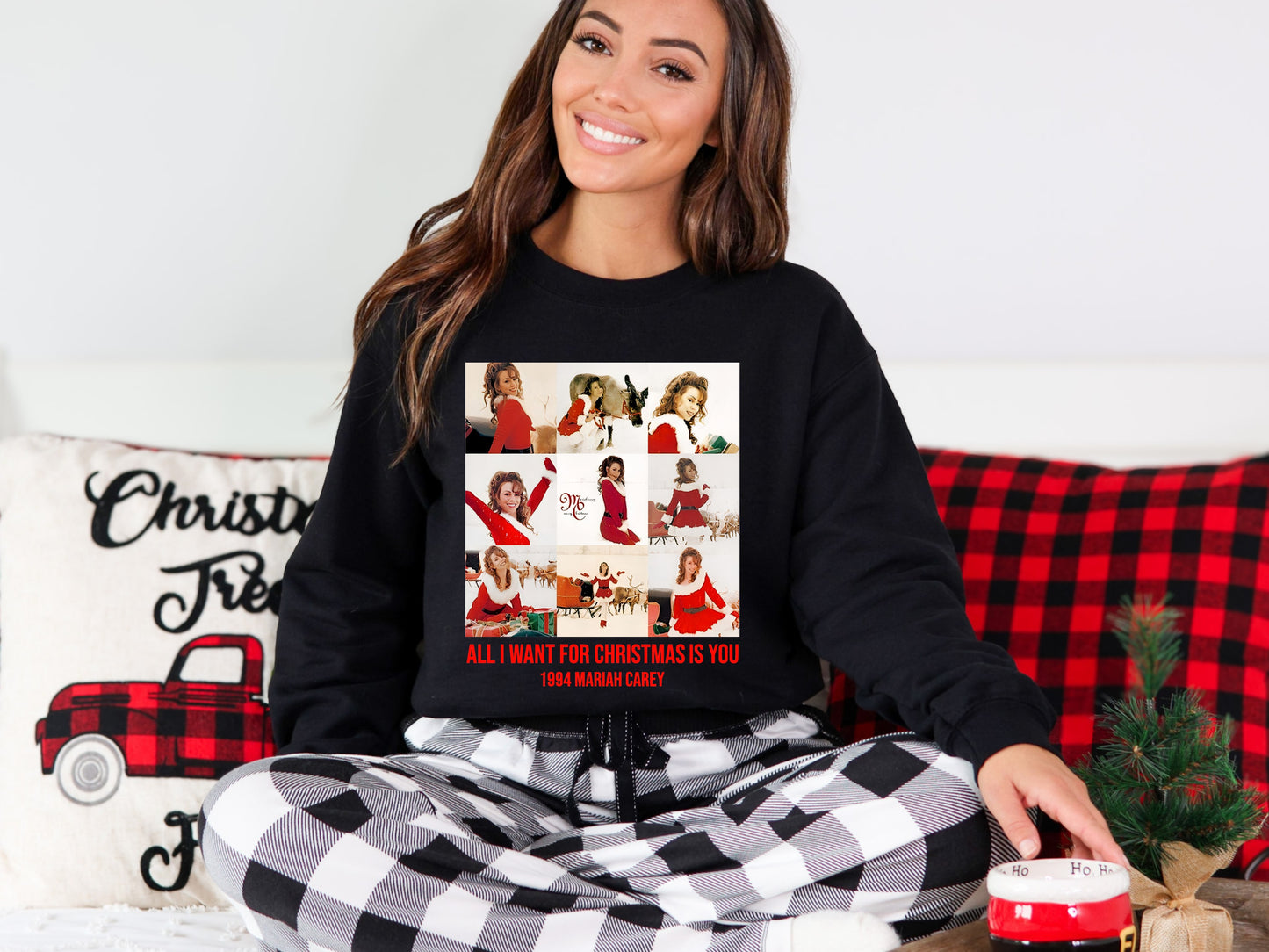 Mariah Carey 1994 Christmas | Crewneck Sweatshirt