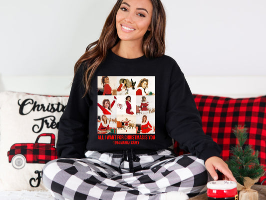 Mariah Carey 1994 Christmas | Crewneck Sweatshirt