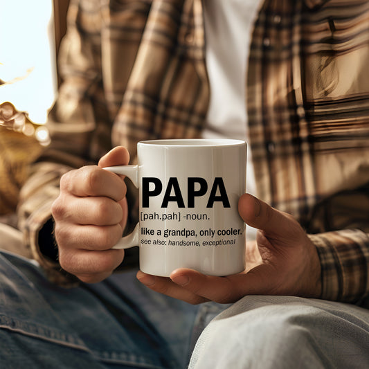 Papa - Dictionary Mug — Funny Father’s Day Mug for Dads