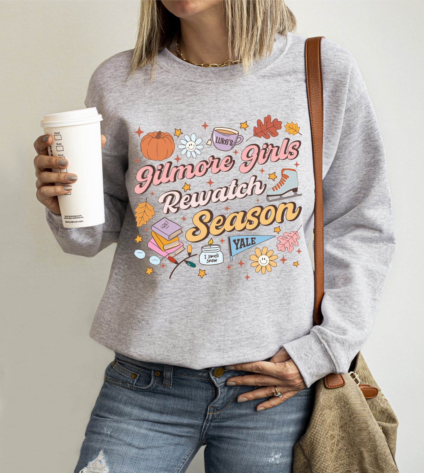 Gilmore Girls Rewatch Season | Crewneck Sweatshirt