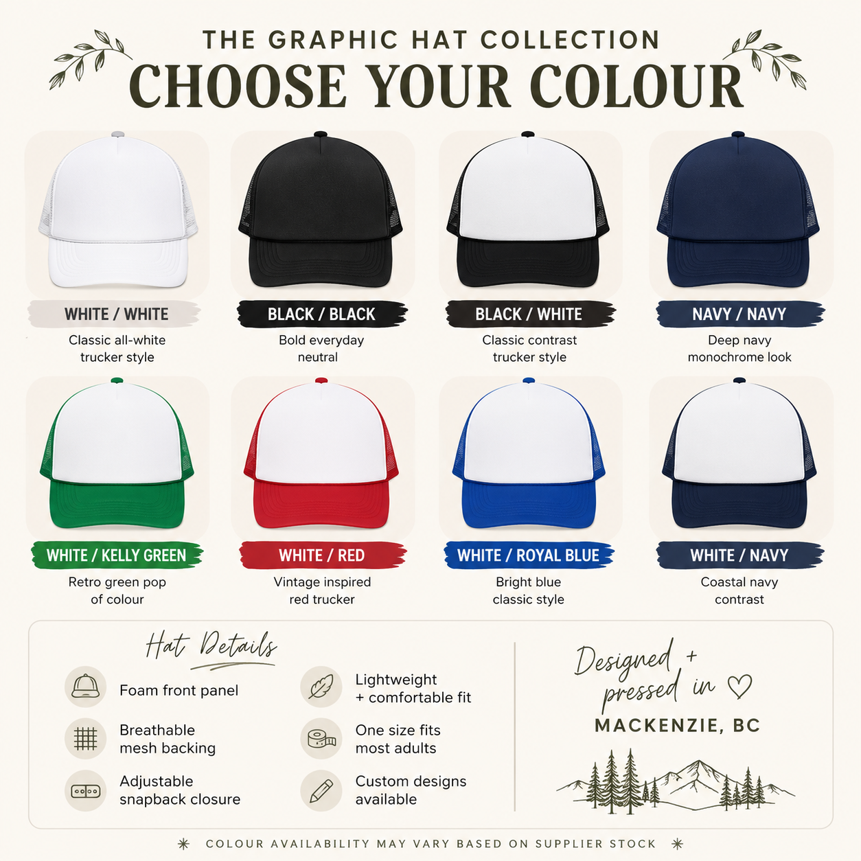 Hunting Season Trucker Hat | Outdoor Graphic Cap