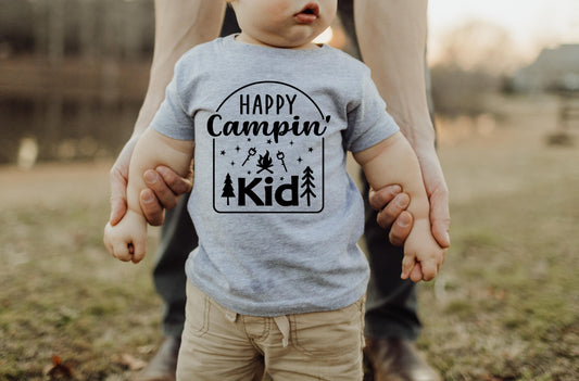 Happy Campin' Kid