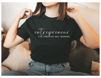 Entrepreneur | Les grandes choses ont de petits débuts